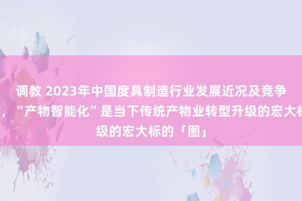 调教 2023年中国度具制造行业发展近况及竞争方法分析，“产物智能化”是当下传统产物业转型升级的宏大标的「图」