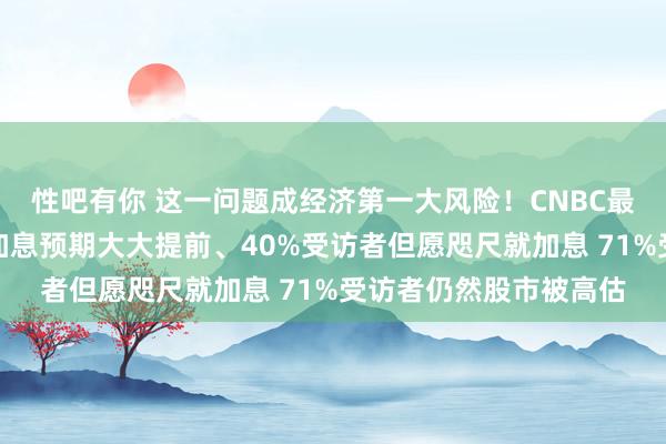 性吧有你 这一问题成经济第一大风险！CNBC最新看望：好意思联储加息预期大大提前、40%受访者但愿咫尺就加息 71%受访者仍然股市被高估