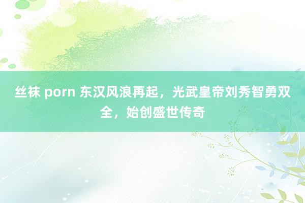 丝袜 porn 东汉风浪再起，光武皇帝刘秀智勇双全，始创盛世传奇