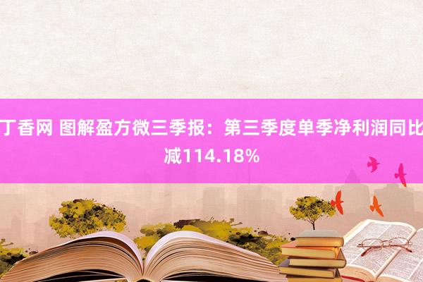 丁香网 图解盈方微三季报：第三季度单季净利润同比减114.18%