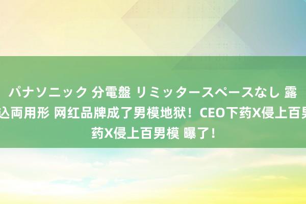 パナソニック 分電盤 リミッタースペースなし 露出・半埋込両用形 网红品牌成了男模地狱！CEO下药X侵上百男模 曝了！