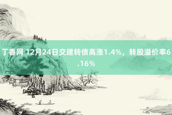 丁香网 12月24日交建转债高涨1.4%，转股溢价率6.16%