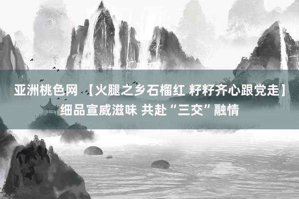 亚洲桃色网 【火腿之乡石榴红 籽籽齐心跟党走】细品宣威滋味 共赴“三交”融情