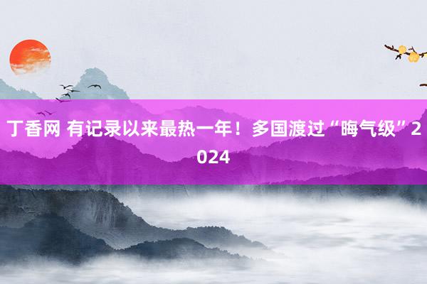 丁香网 有记录以来最热一年！多国渡过“晦气级”2024